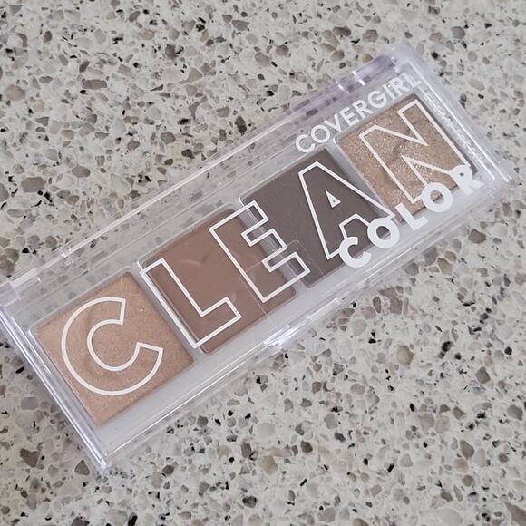 NEW COVERGIRL Clean Color GOLDEN TOFFEE 262 Neutral Quad EyeShadow Pallete - Picture 8 of 8